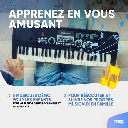 Piano électronique 49 touches synthétiseur