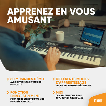 Piano électronique synthétiseur pour débutant