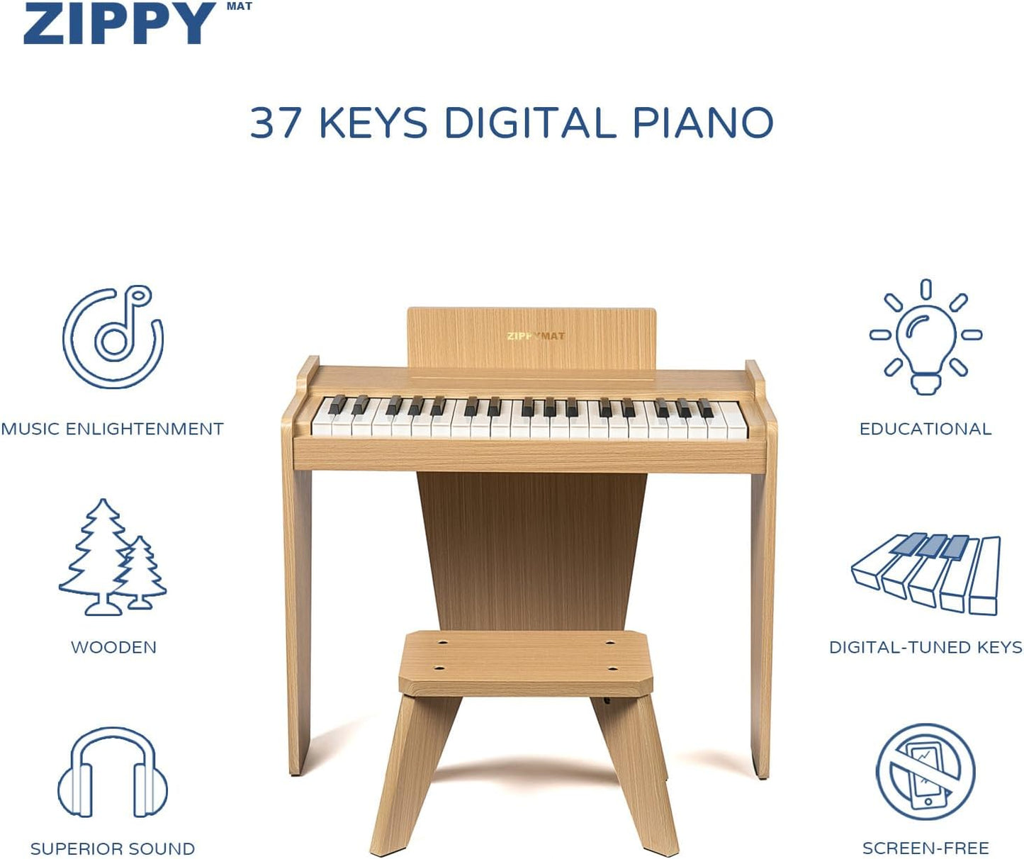 Piano numérique enfant 37 touches