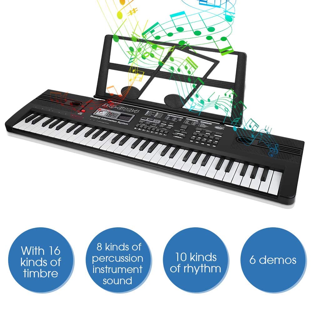 Piano numérique 61 touches portable