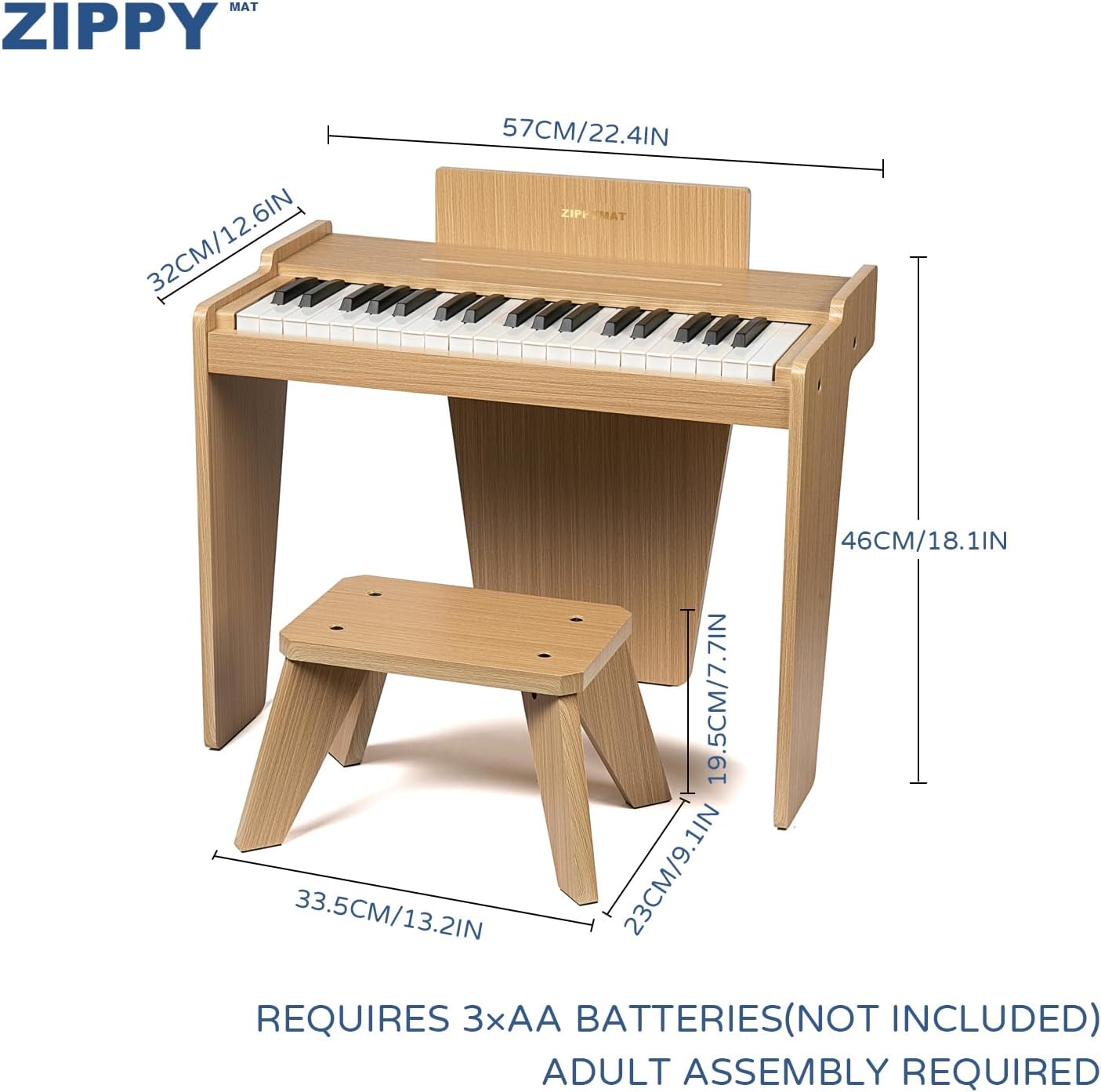 Piano numérique enfant 37 touches