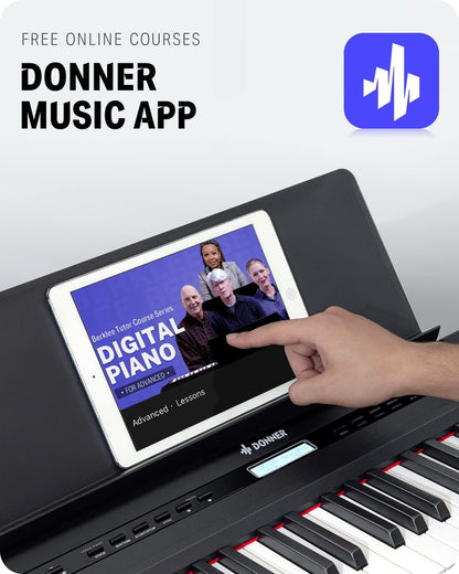 Piano numérique clavier de 88 touches lestées
