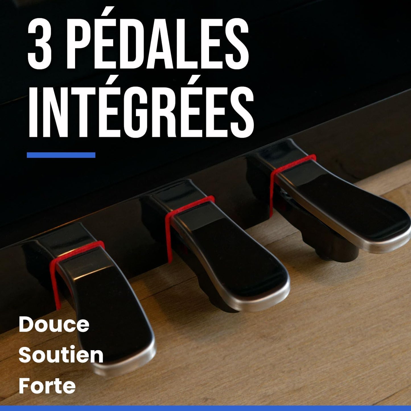 Piano numérique meuble toucher lourd