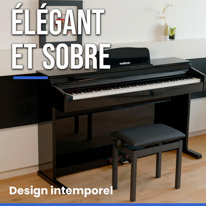 Piano numérique meuble toucher lourd