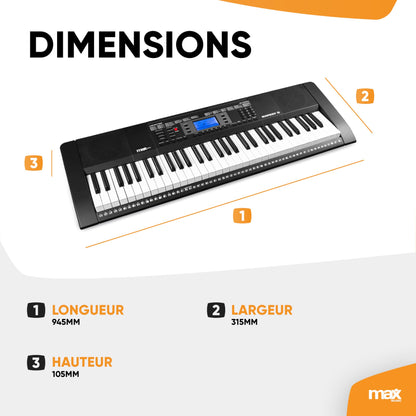 Piano numérique synthétiseur débutant