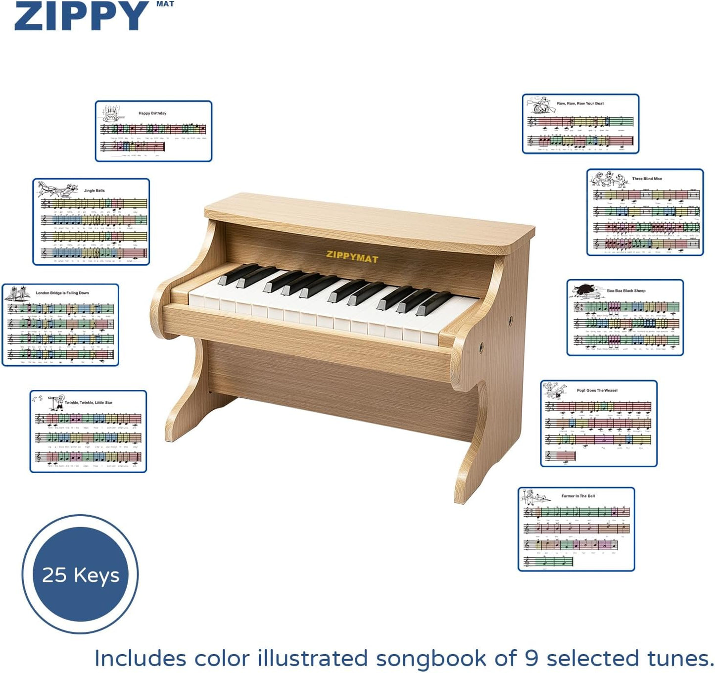 Piano numérique bois 25 touches