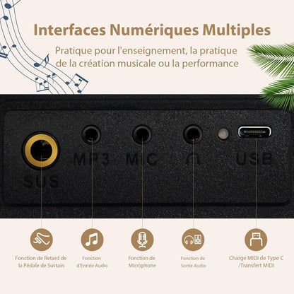 Piano numérique portable 88 touches