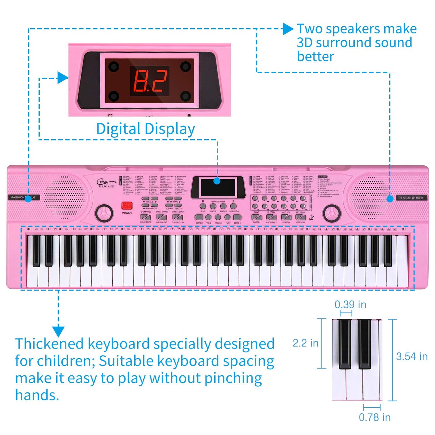 Piano numérique enfants