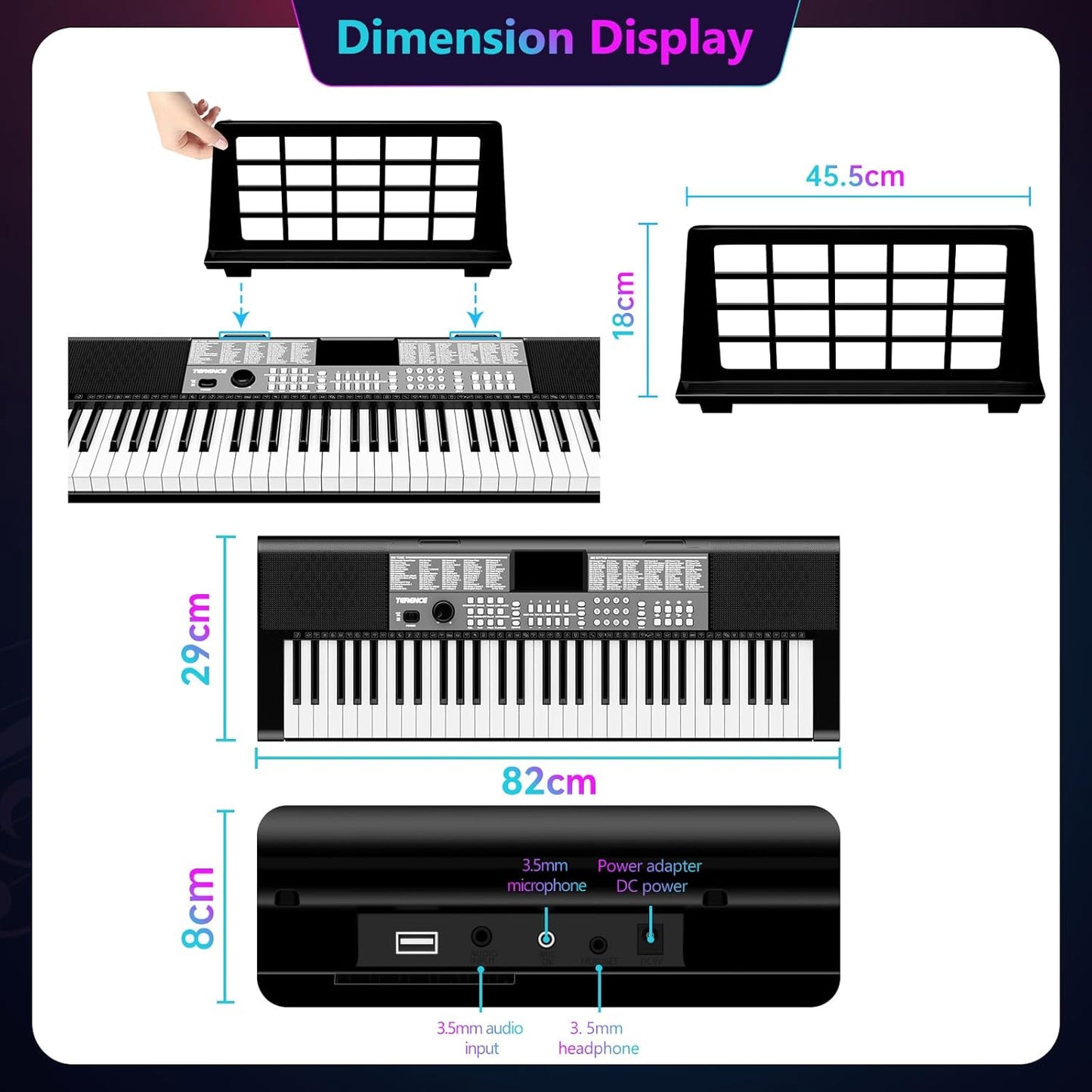 Un piano synthétiseur