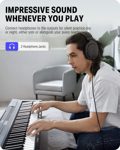 Piano numérique clavier de 88 touches lestées