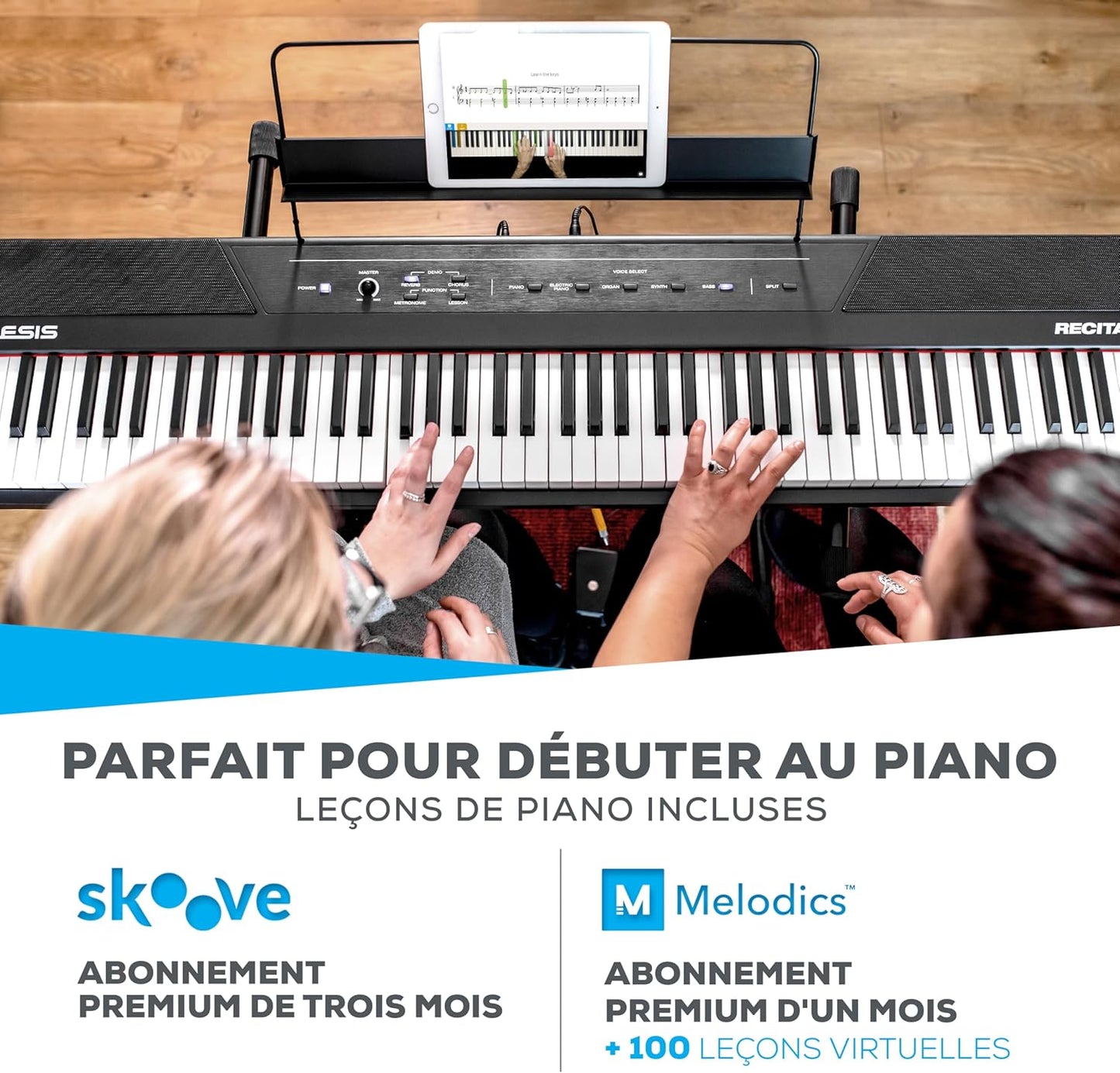 Piano numérique 88 touches semi-lestées