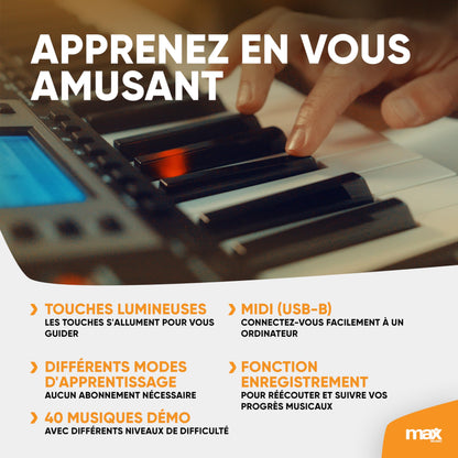 Piano numérique synthétiseur débutant