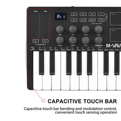 Piano portable 25 touches