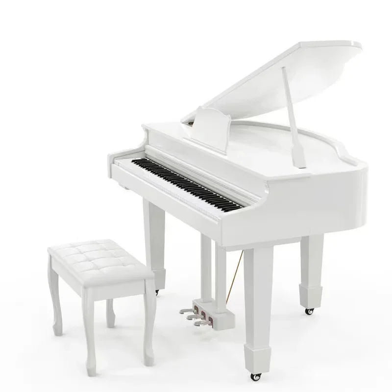 Piano à queue design blanc