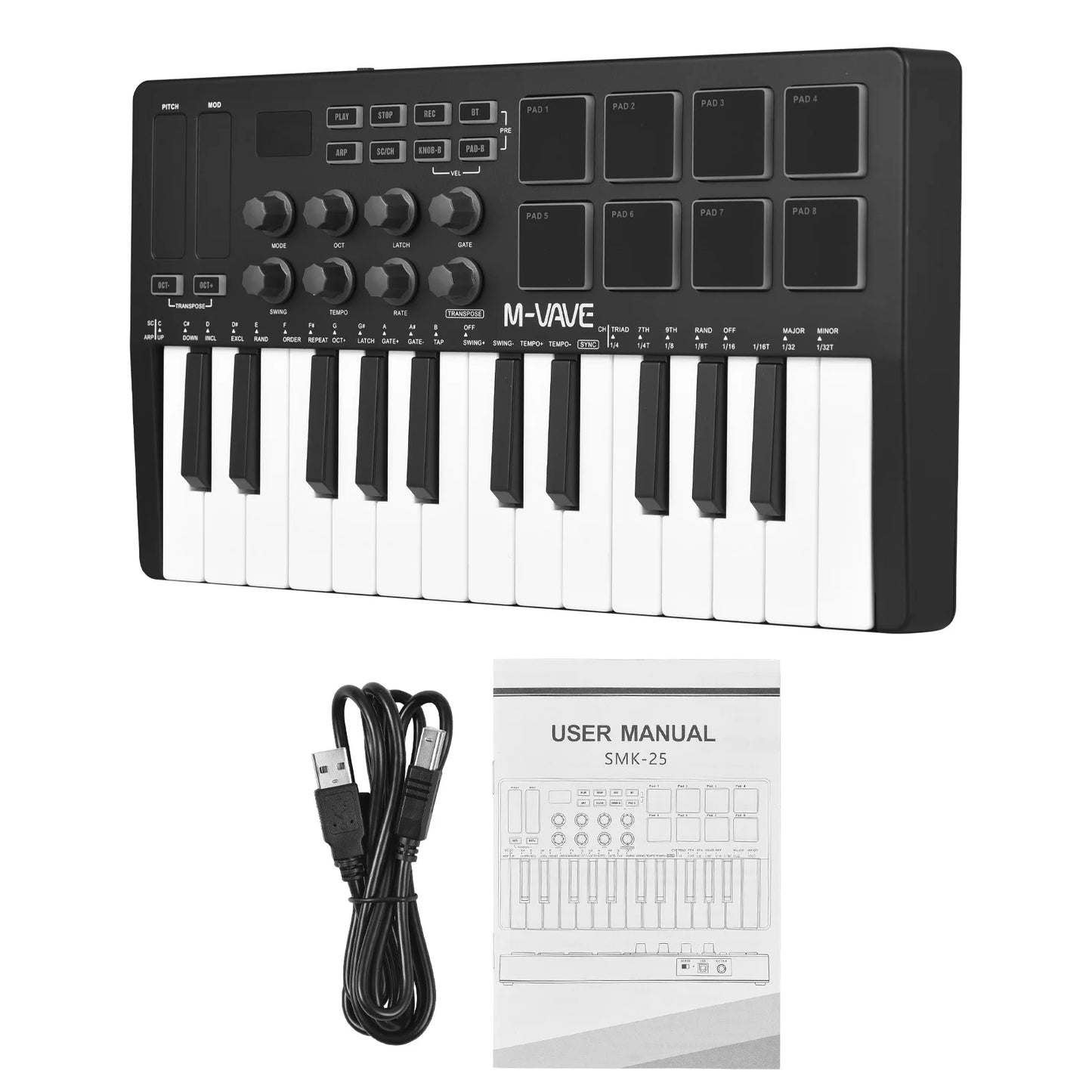 Piano portable 25 touches