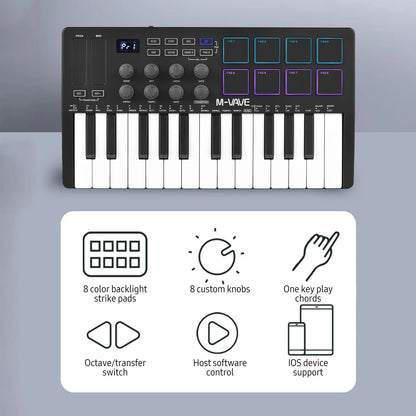 Piano portable 25 touches