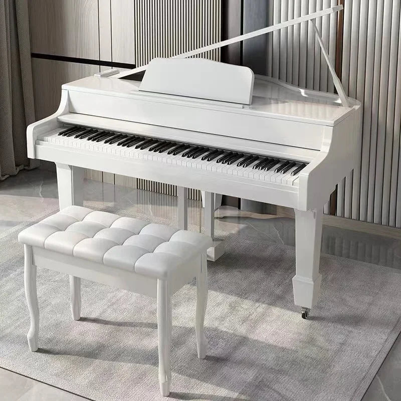 Piano à queue design blanc