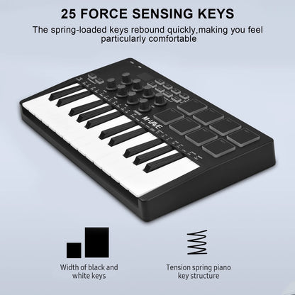 Piano portable 25 touches