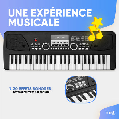 Piano électronique 49 touches synthétiseur