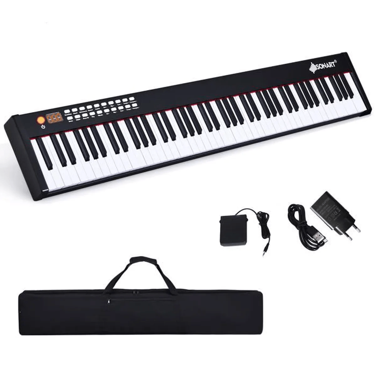 Piano Numérique 88 Touches portable avec bluetooth