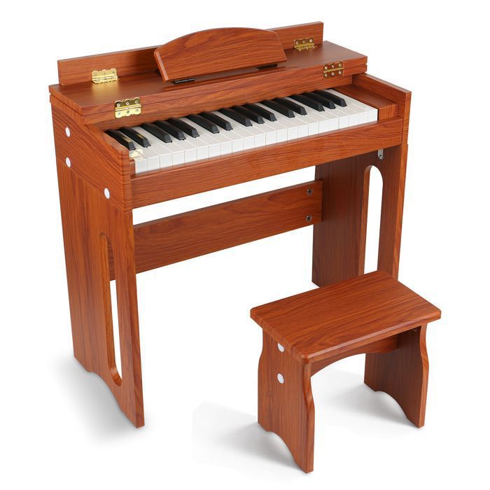 Piano en bois 37 touches enfants