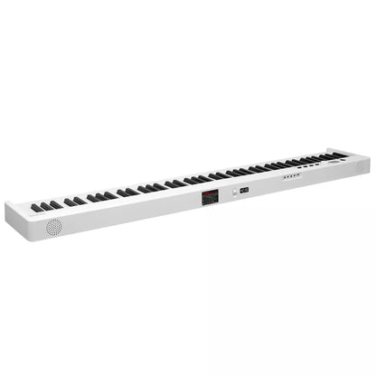 Piano clavier pliable blanc numérique 88 touches portable