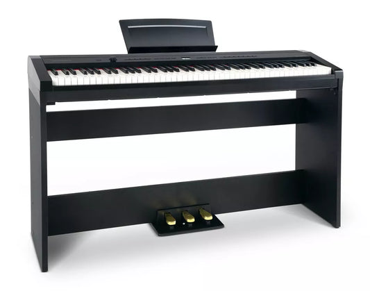 Piano numérique synthétiseur meuble noir