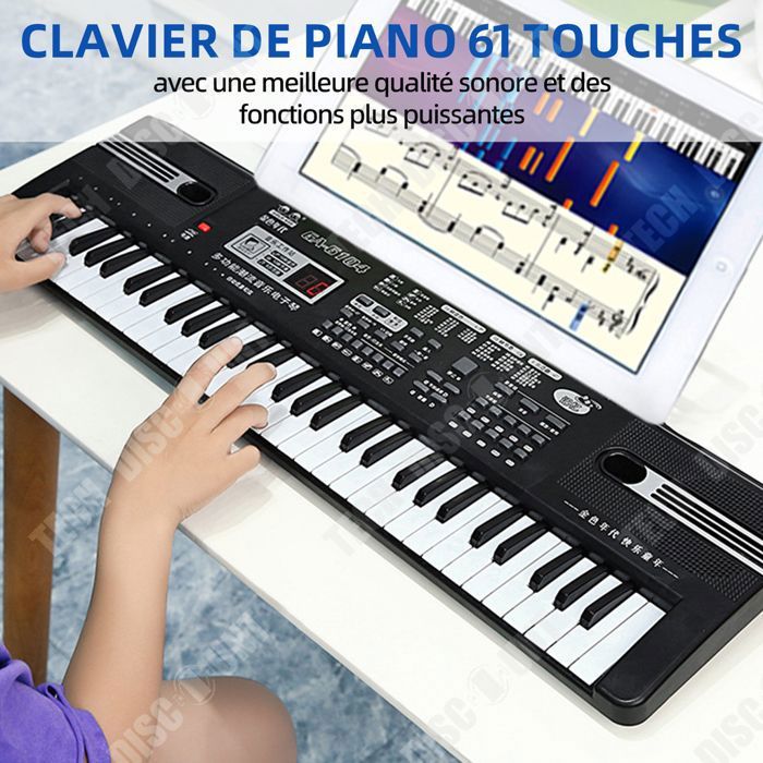 Piano 61 touches numérique pour enfants